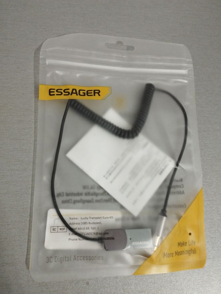 Essager Bluetooth AUX USB 3.5 mm