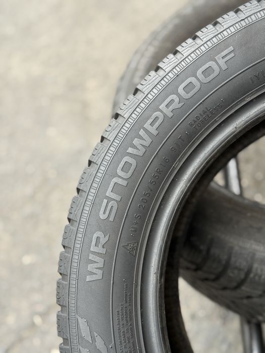 Топова шина‼️Nokian Snowproof 91Т 205/55 r16 7.2мм 2023рік