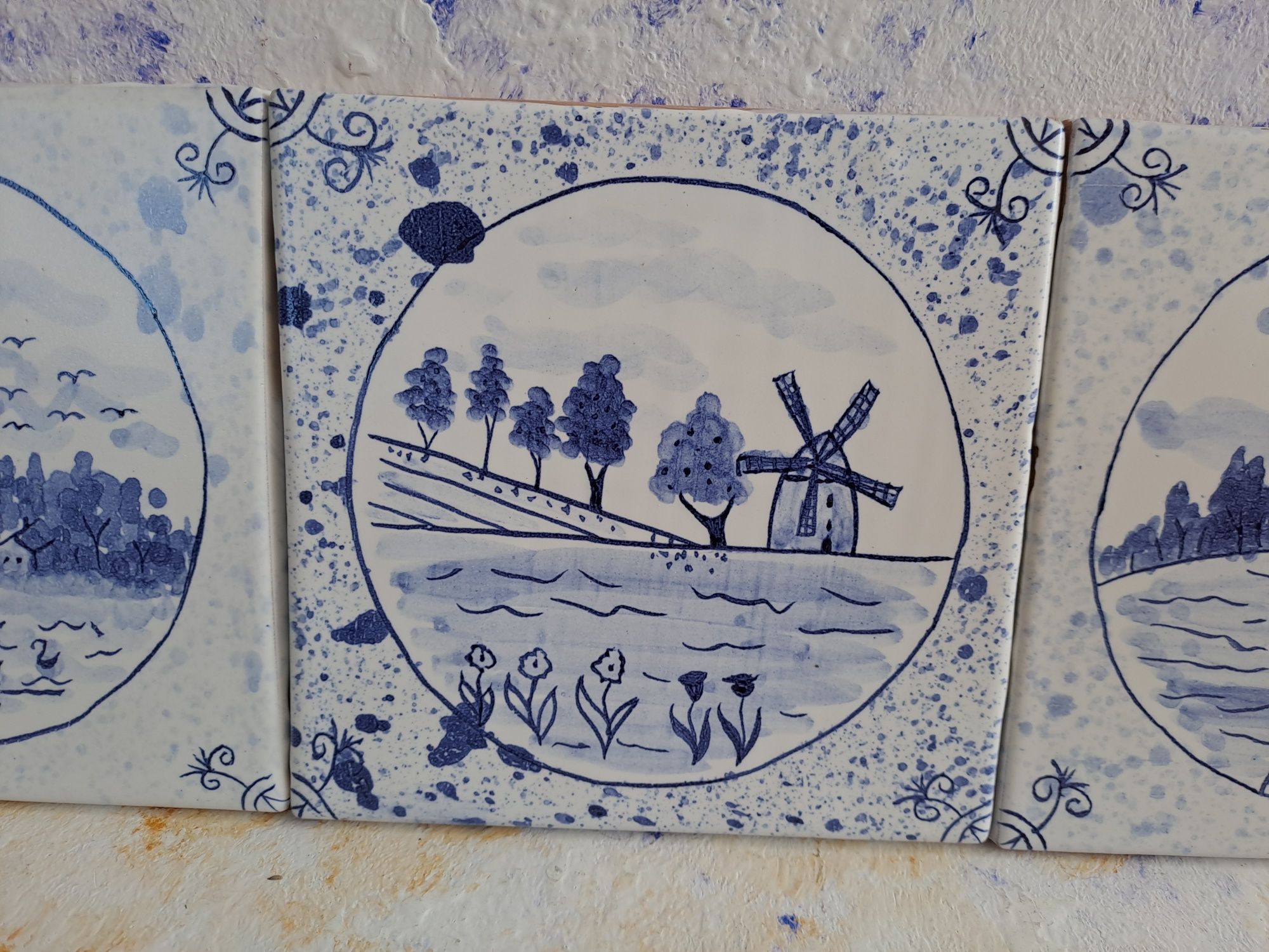 Kafle ręcznie malowane holadnia delft