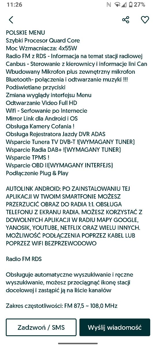Radio Nawigacja Android Radio Ford Mondeo,Focus,S-Max,Galaxy,Kuga