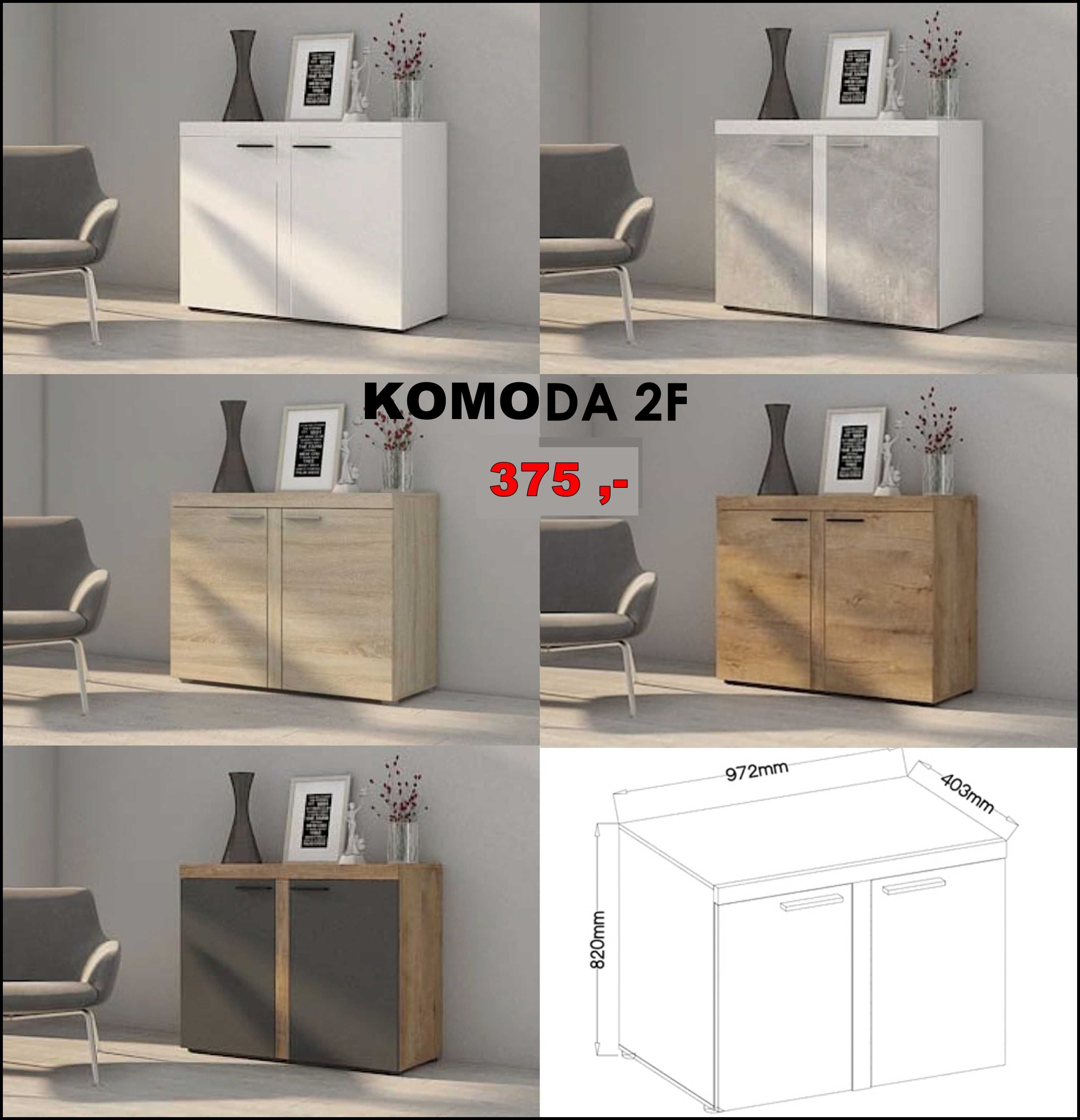 DUŻA Meblościanka XL 5 kolorów meble do pokoju salonu szafa komoda
