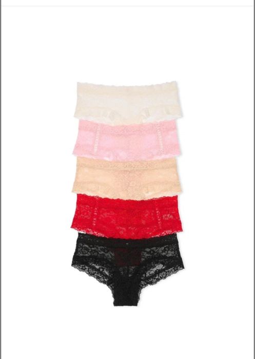 Набір S трусів cheeky Вікторія Сікрет Victoria's secret мереживо