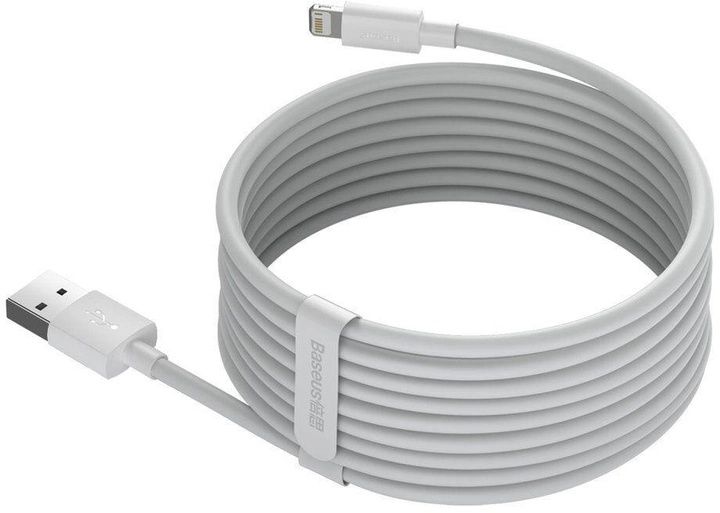 Сет 2шт Кабель Baseus Simple Wisdom USB to iP 2.4A 150cm