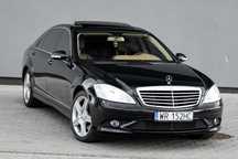 Mercedes-Benz Klasa S AMG S550 388KM 4Matic Xenon HarmanKardon El.Grz Skóra Fotele Tempomat