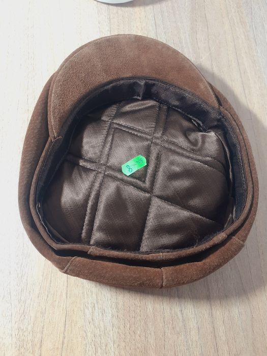 Kaszkiet zamszowy Nowy duży rozm 58