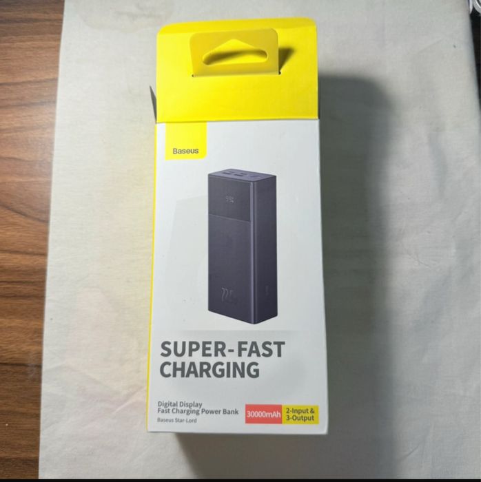 powerbank star lord 30000 mah 22.5 w duży czarny