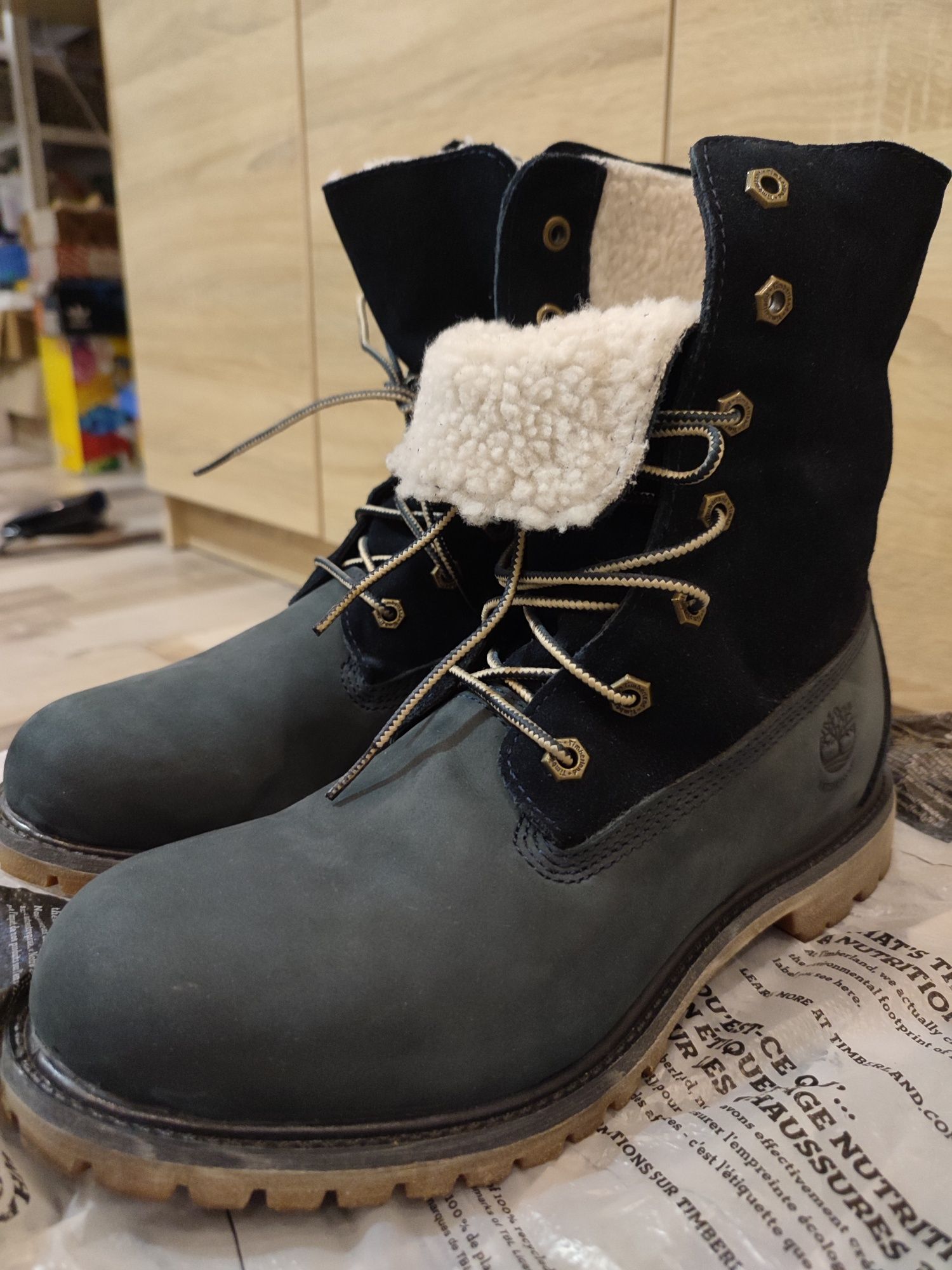 Ботинки женские Timberland 41 9.5 размер зимние на меху