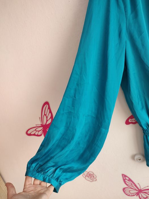 Satynowa elegancka bluzka r. 44