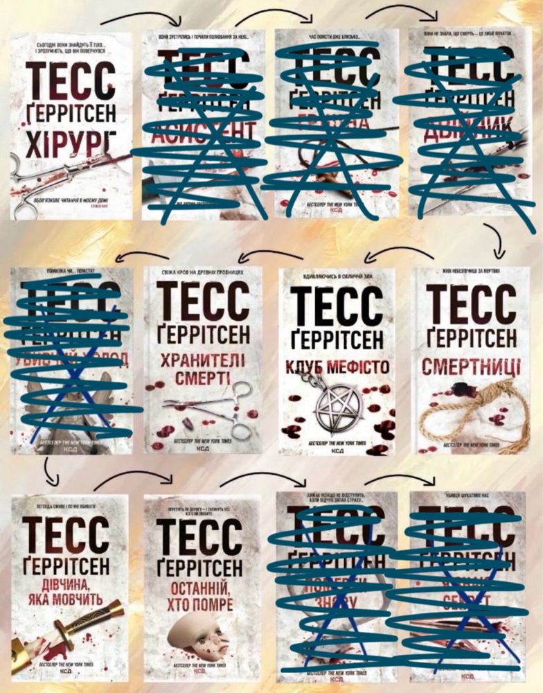 НОВІ книги Тесс Ґеррітсен