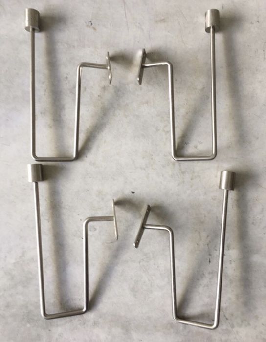 Suportes inox apanhar cortinados embrace / embraces