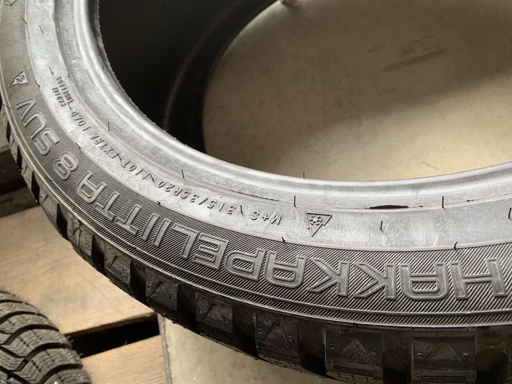 Нові різноширокі 275/40R20 і 315/35R20 Continental i Nokian шип зимові