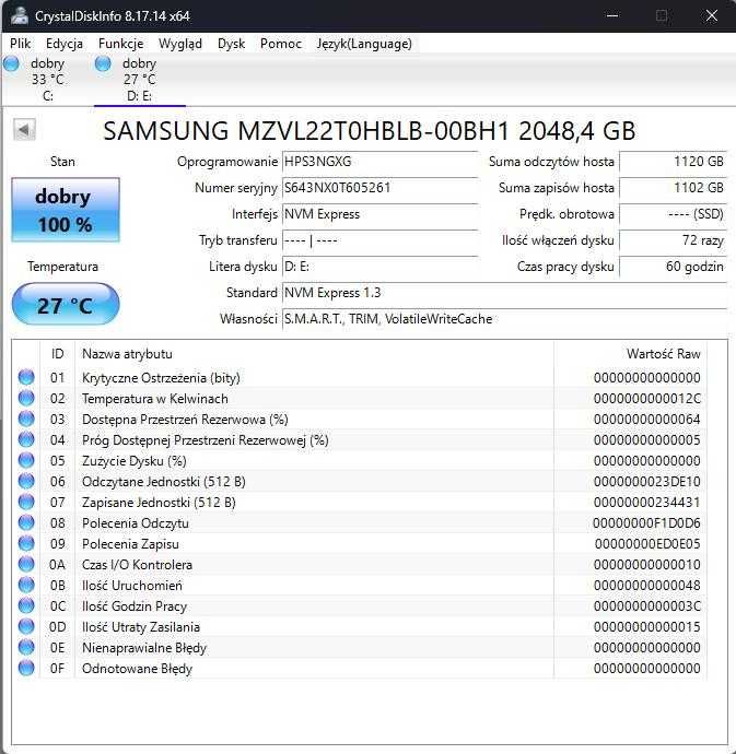 SSD Nvme Samsung PM9A1 2TB (980 Pro OEM) PCIe 4.0