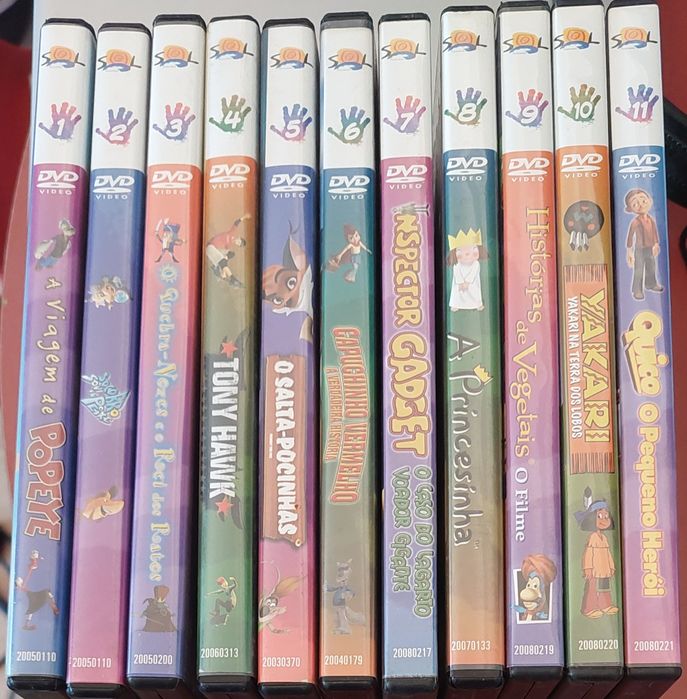 Filmes infantis em DVD