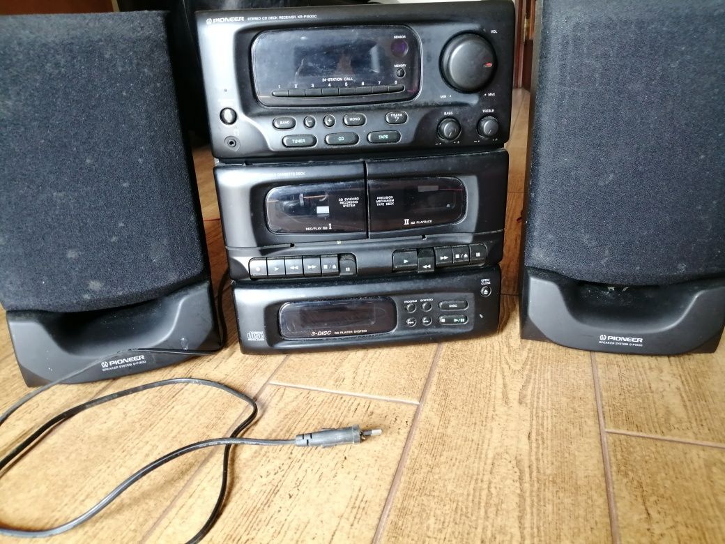 Aparelhagem e colunas Pioneer Stereo XR P1500 C.