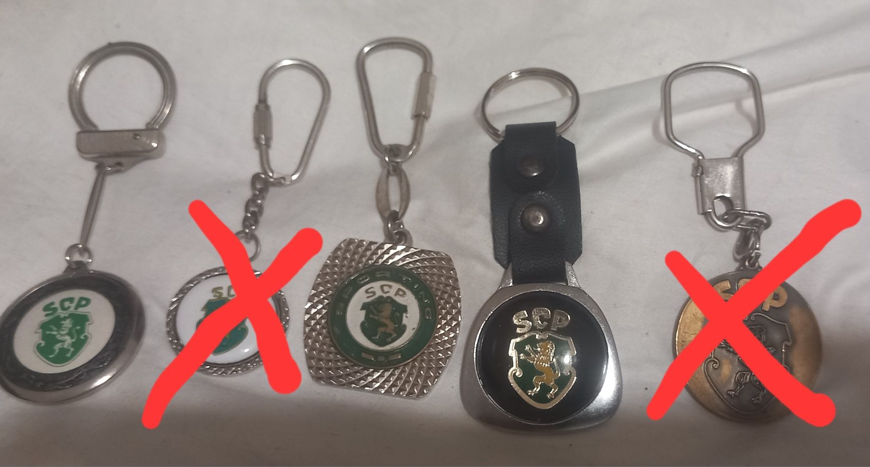 Porta-chaves exclusivos do Sporting antigos de colecção