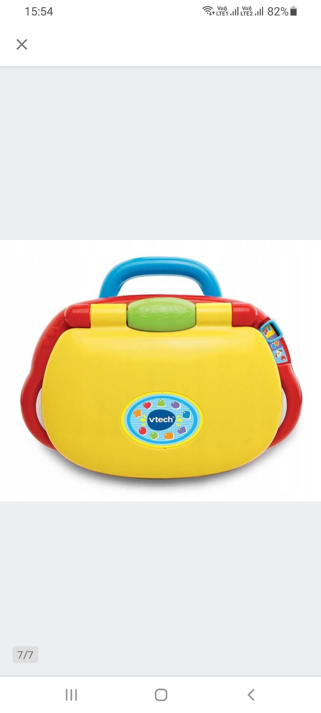 Vtech komputerek dzieciecy teczuszka