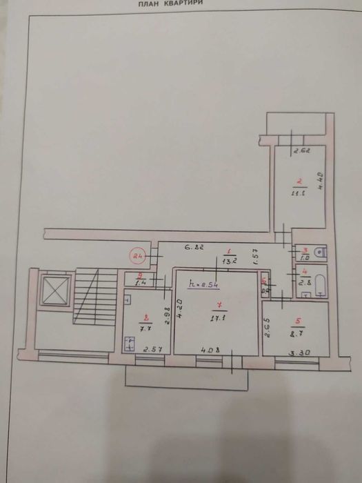 3К нове планування цегла!  Дубово! Під ремонт! Ціна як за 1к!