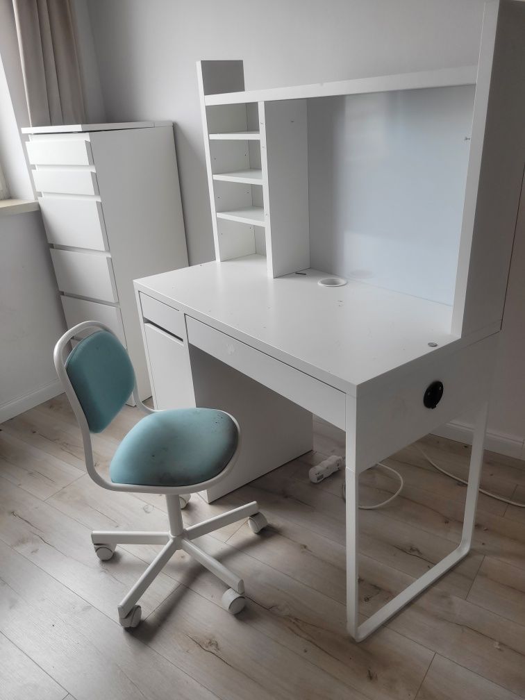 Biurko z krzesłem ikea dla dzieci