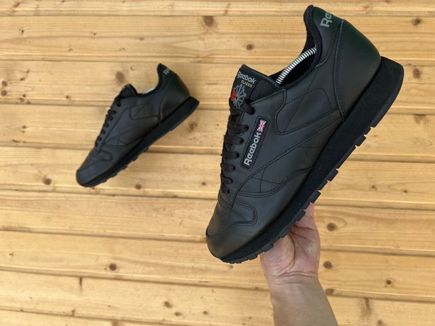 44р Оригинальные кроссовки Reebok Calssic Black/ Adidas Puma Asics