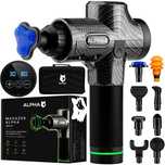Masażer do ciała pistolet Alpha AMG-01 + akcesoria stan bdb