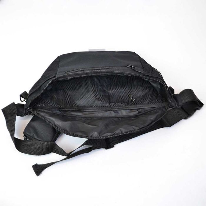 Якісна велика сумка - бананка на 8 кишень чоловіча жіноча поясна сумка