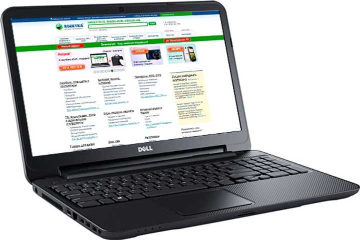 Ноутбук Dell Inspiron 3521 15.6 i3-3217U (1.8 ГГц) RAM 4 ГБ SSD 120 ГБ