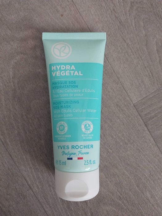 YVES ROCHER Maska nawilżająca SOS z wodą komórkową Carpobrotus Edulis