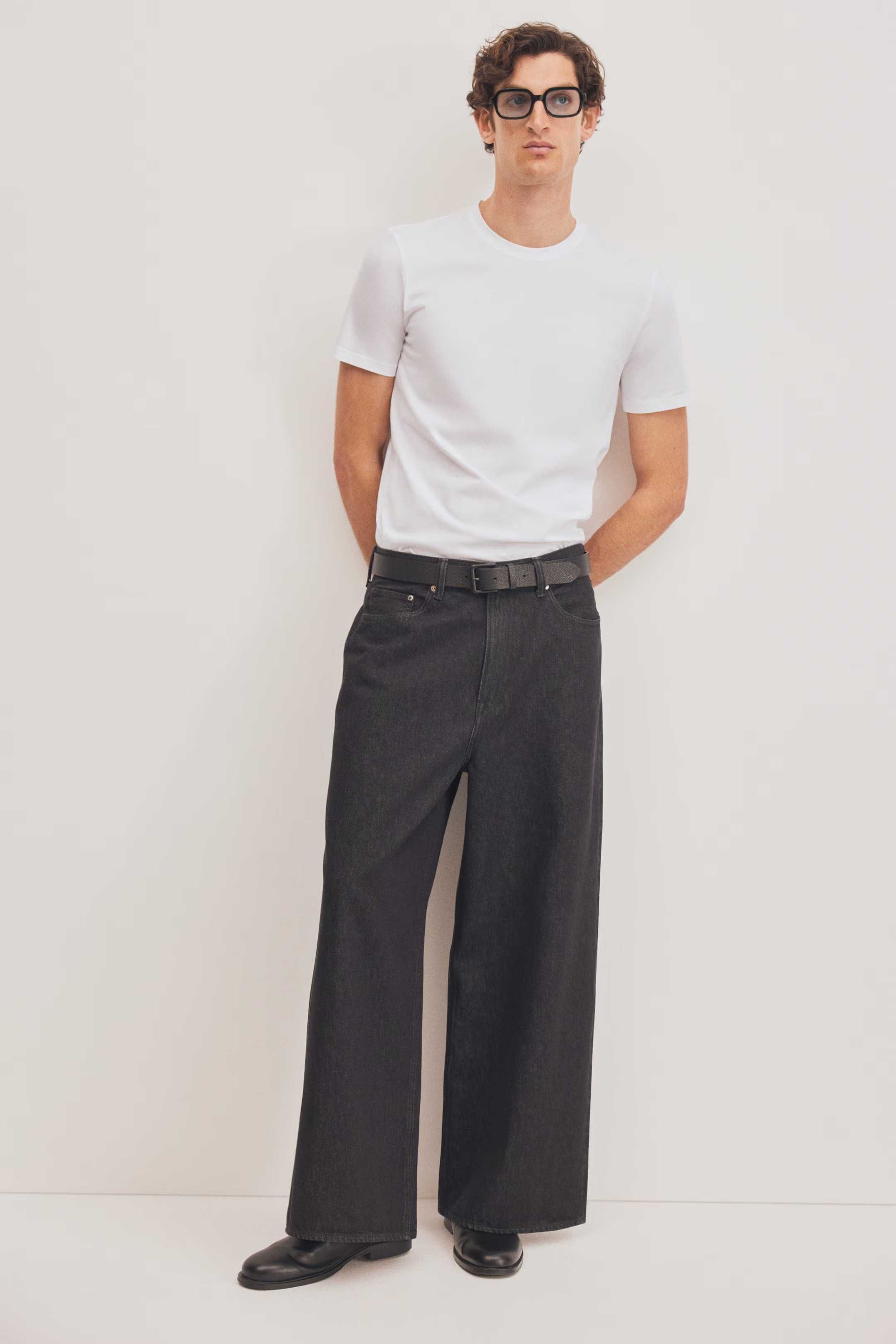 Базовая Футболка H&M из хлопка пима, Slim Fit!