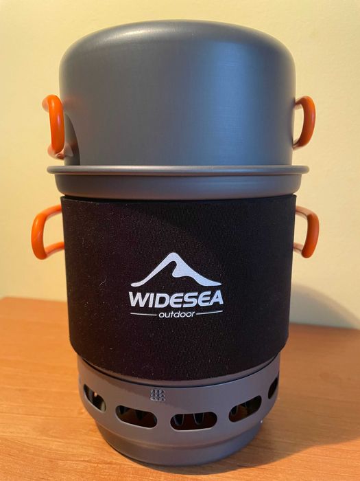 Zestaw do gotowania Widesea z radiatorem (typ Jetboil) - NOWY