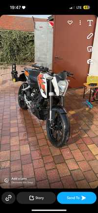 Motocykl ktm duke 125