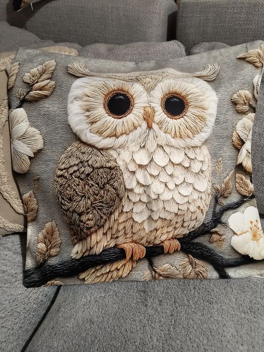 Poszewka na poduszkę w sowy

2 szt w komplecie