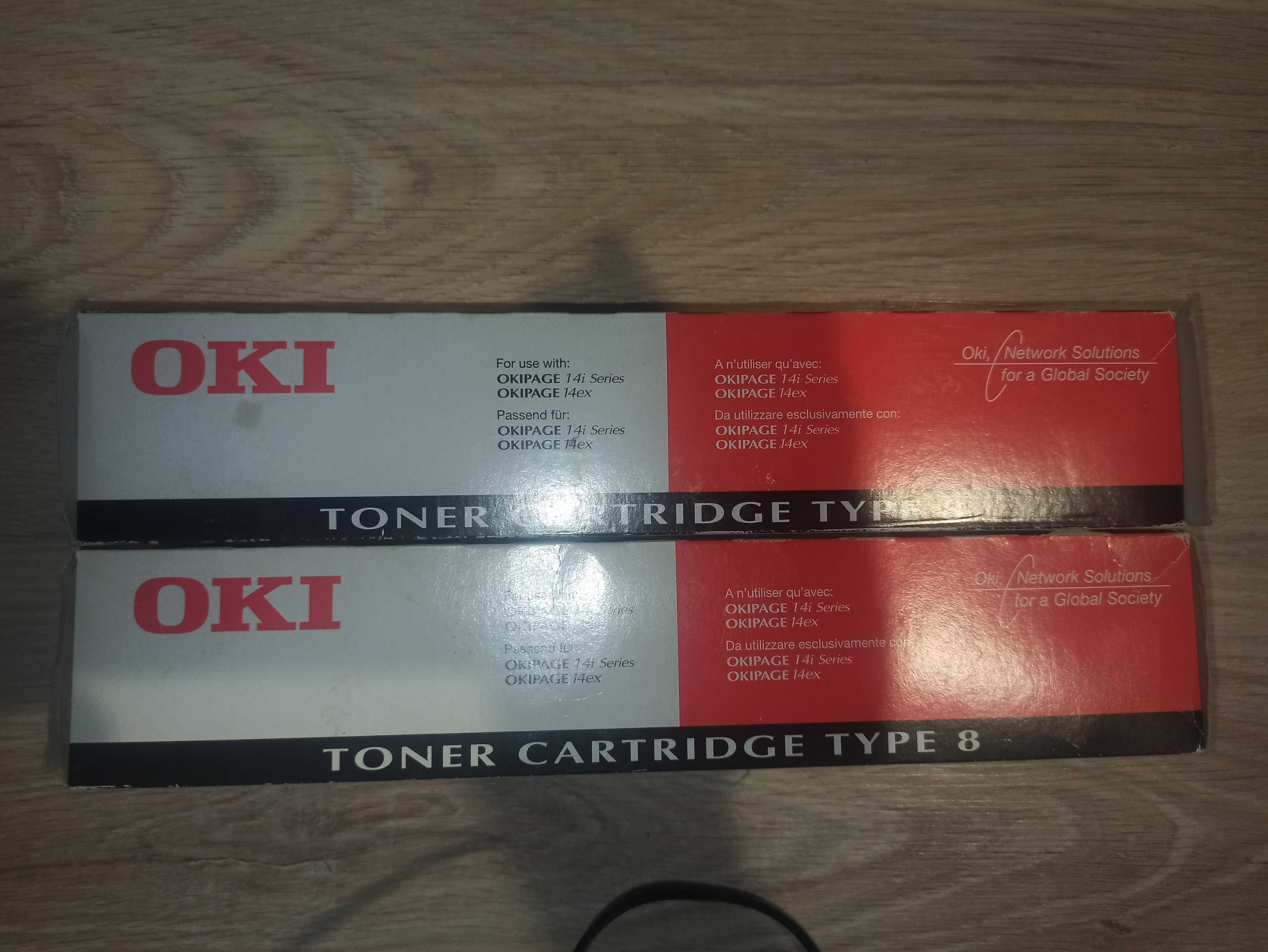 Toner OKI type 8 czarny 2 szt 14ex