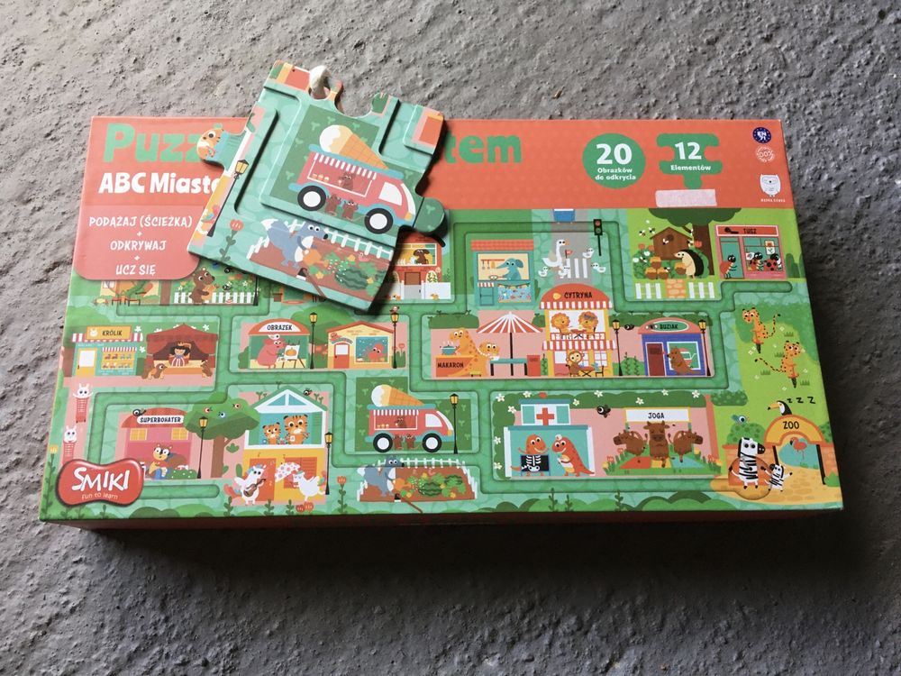 Puzzle Smiki 2+ grube kartonowe