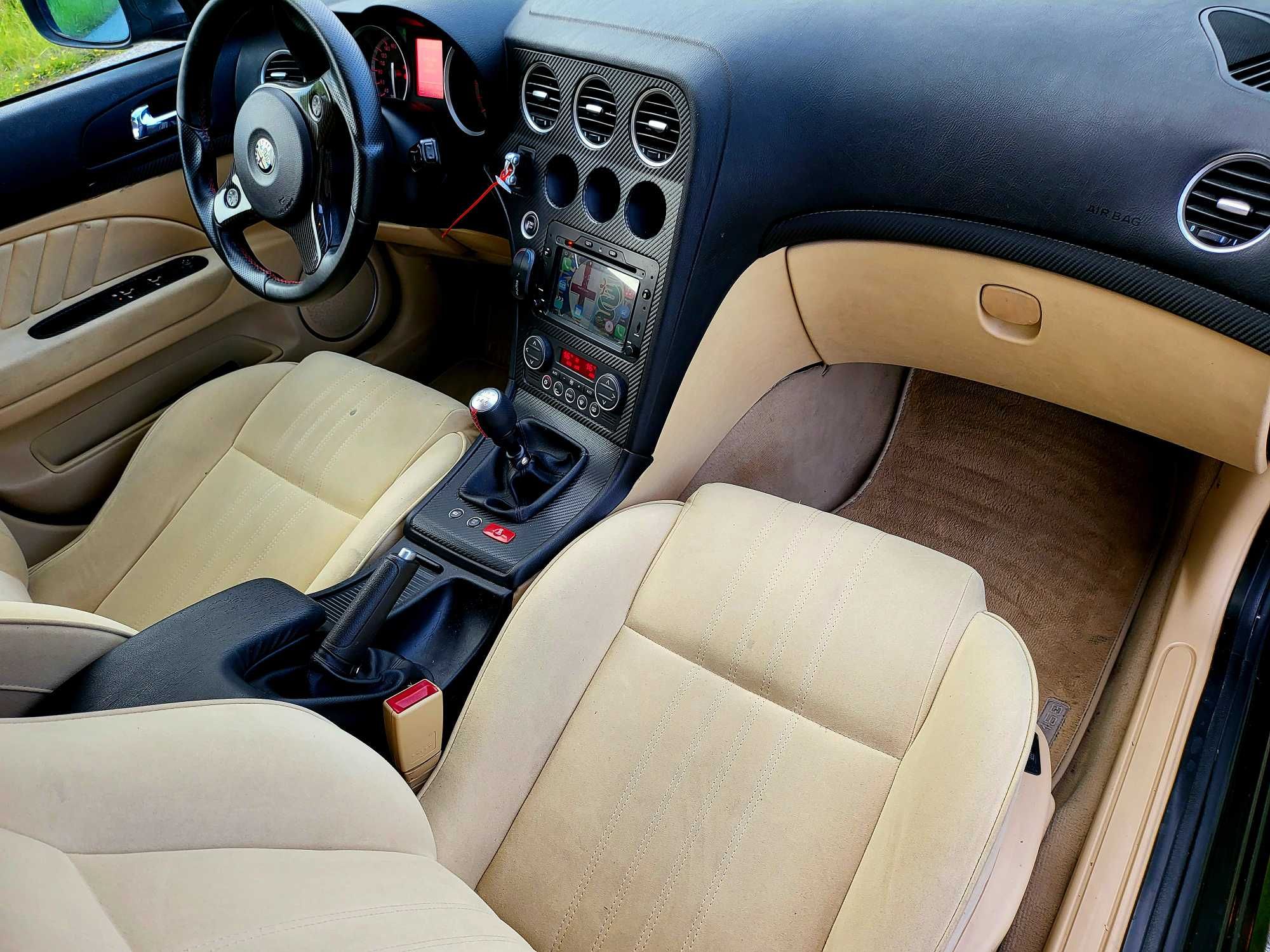 ALFA ROMEO 2.4 JTDM sedan klima karbon alu navi hak SUPER STAN