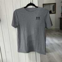 Koszulka tshirt szary under armour sportowa