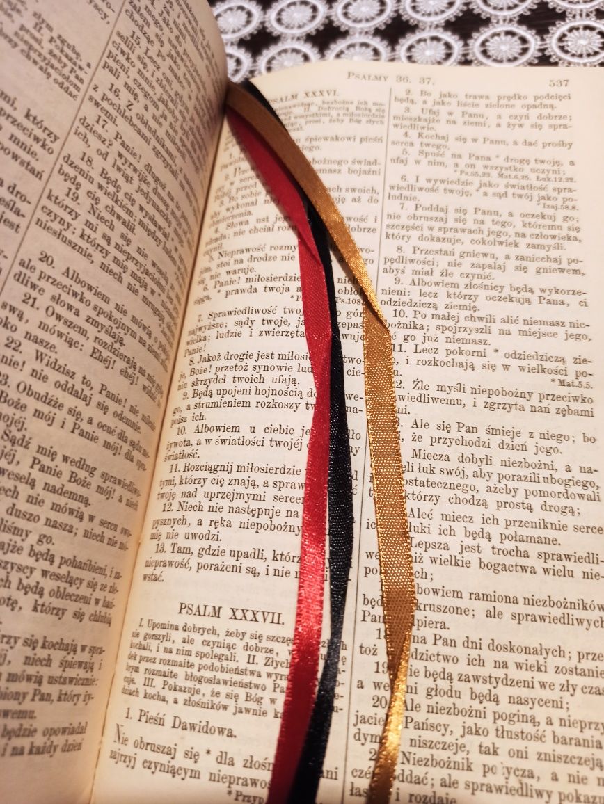 Biblia Gdańska zabytek z 1914 roku Stary ii Nowy Testament