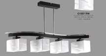 Lampa sufitowa - lampa stojąca - LEMIR - 4 punktowa - G27