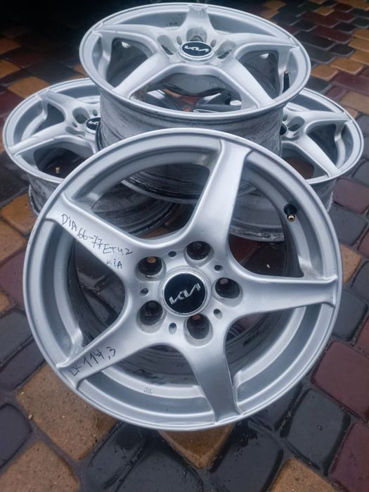 Диски легкосплавні 5×114.3 R15 Kia Renault Hyundai