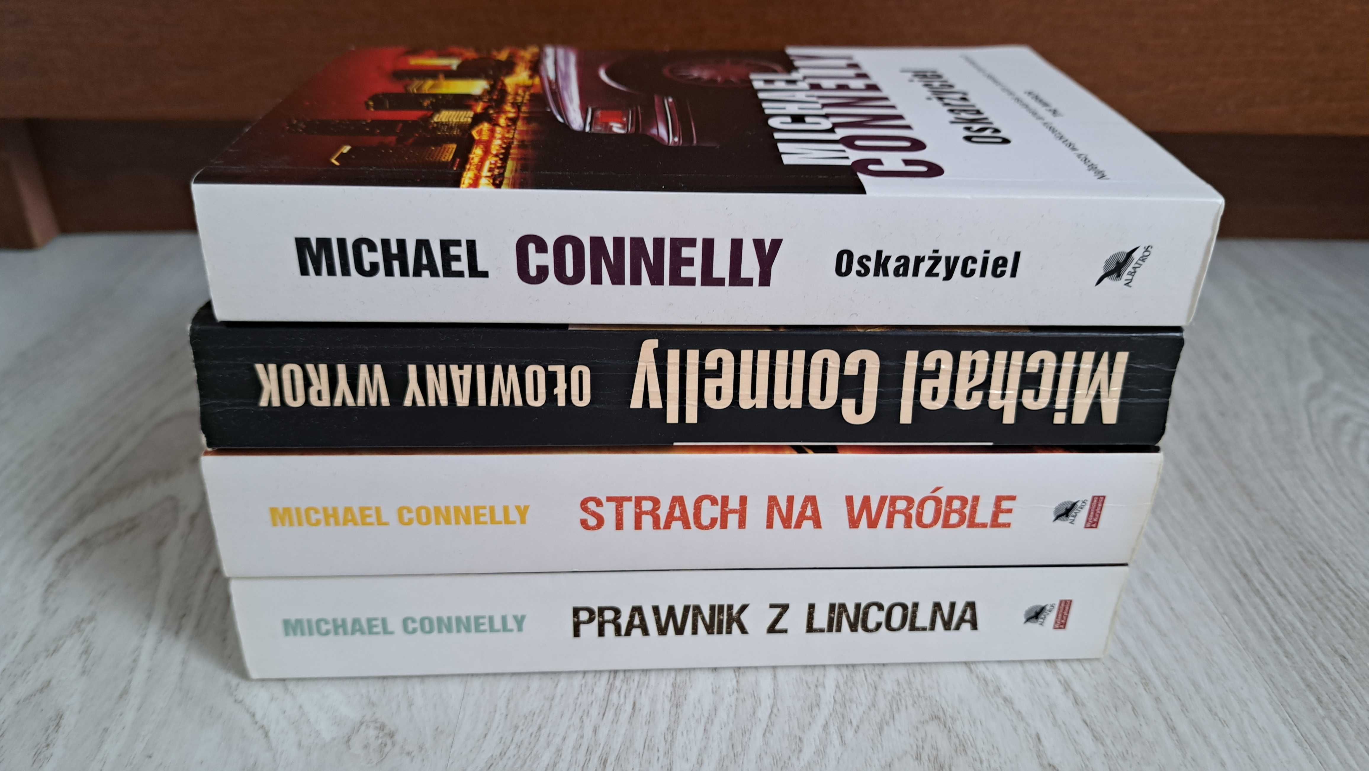 4x Michael Connelly Ołowiany wyrok + Oskarżyciel + Strach na wróble