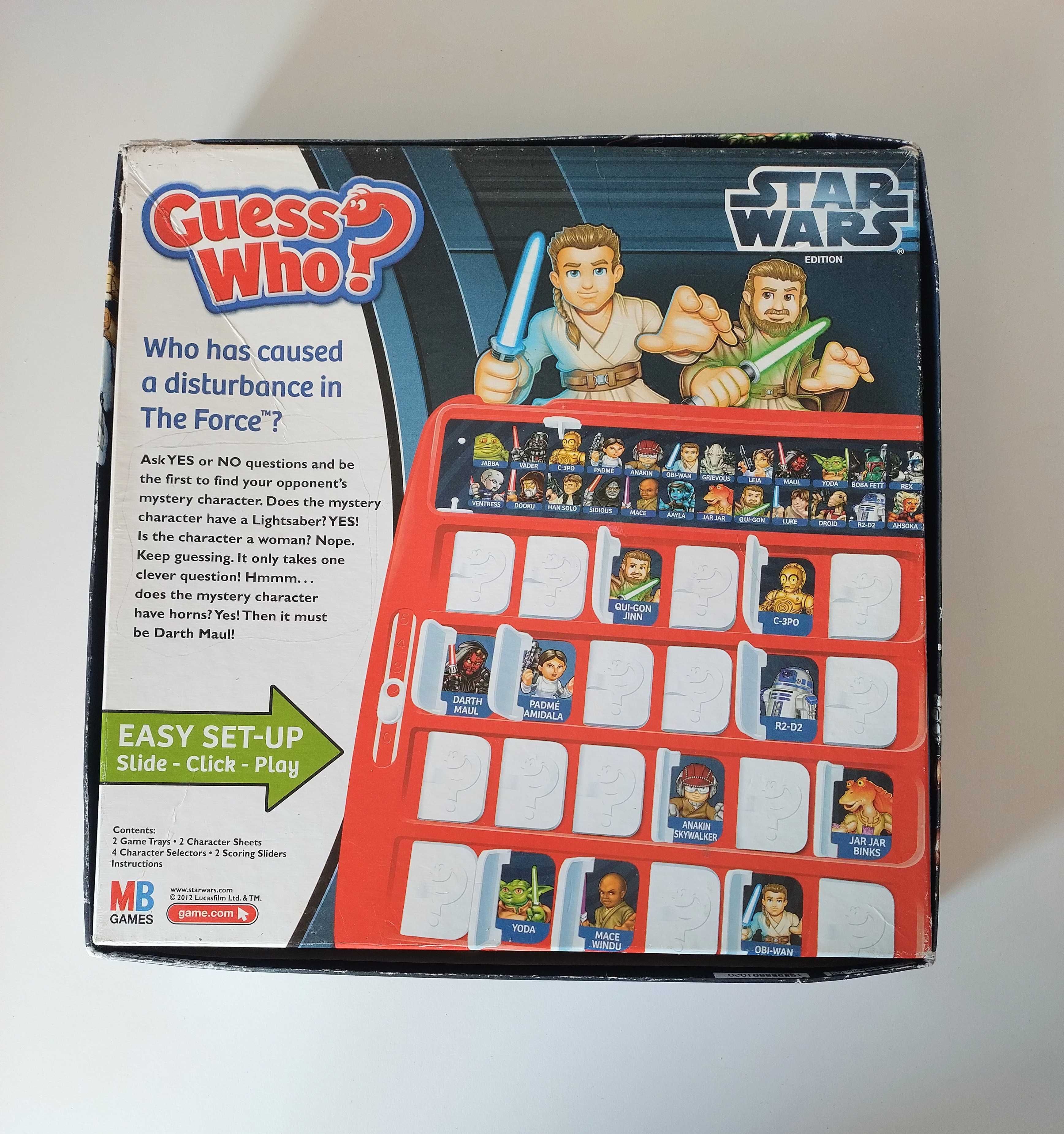 Hasbro Gaming Guess Who Star Wars Edition game gra Gwiezdne Wojny