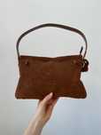 Torebka Miu Miu Aventure Nappa Leather Bag Brown Suede