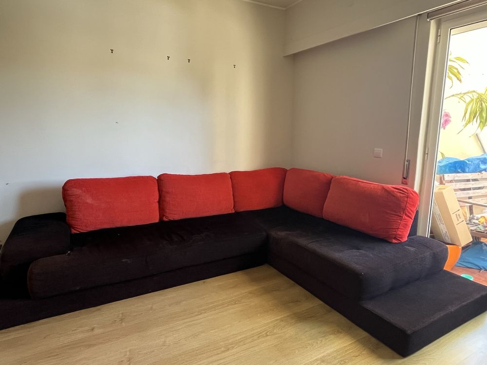 Sofa de canto com chaiae long