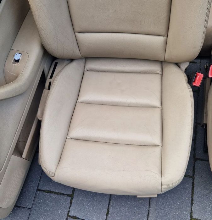 fotele kanapa boczki skóra twist audi a4 b6