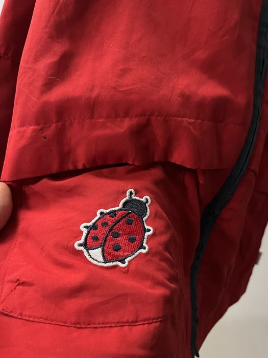 Kirtka wiosenna 110 116 czerwona dla dziewczynki