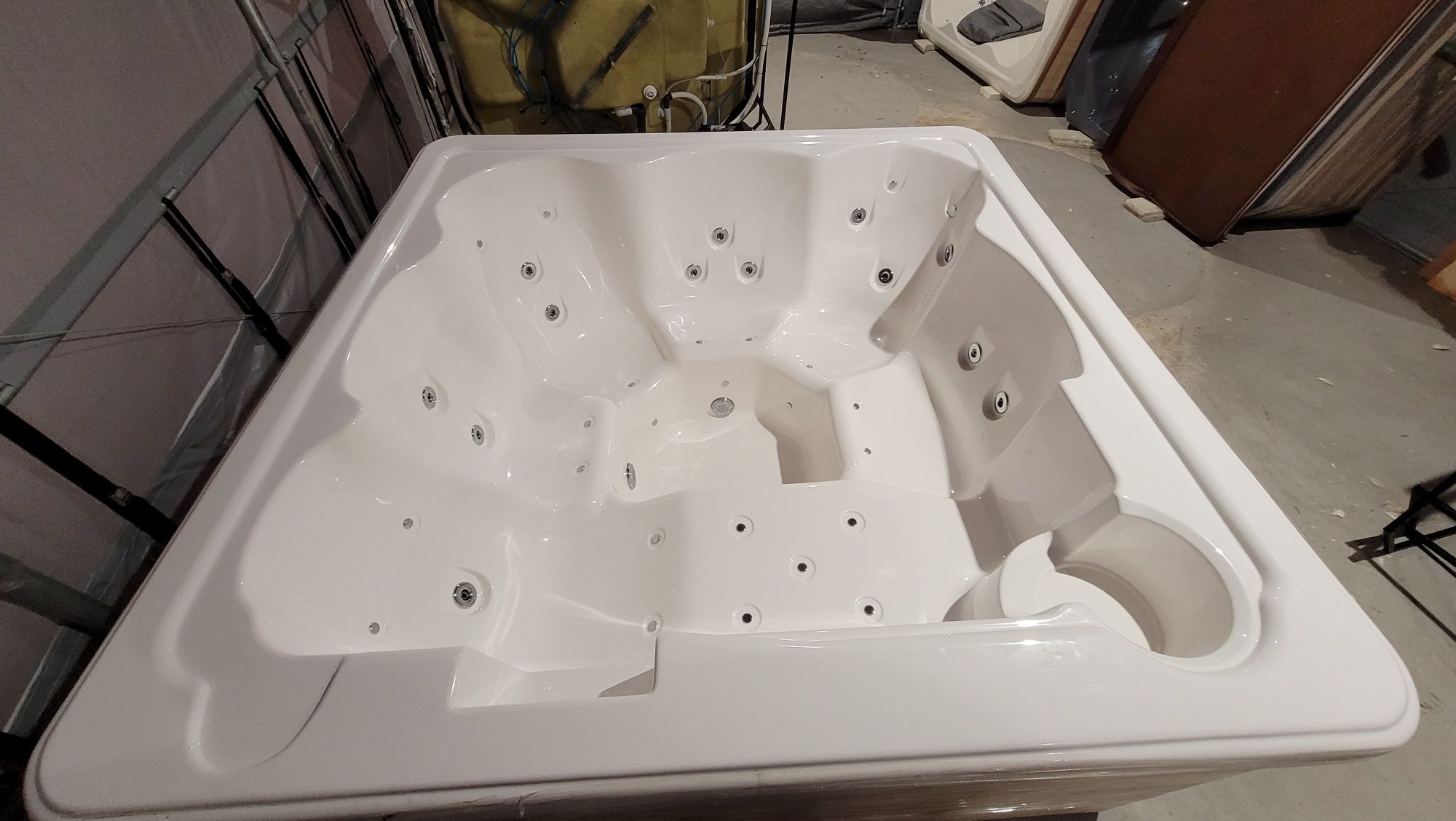 Jacuzzi COMFORT Piec ze stali nierdzewnej opalany drewnem balia bania