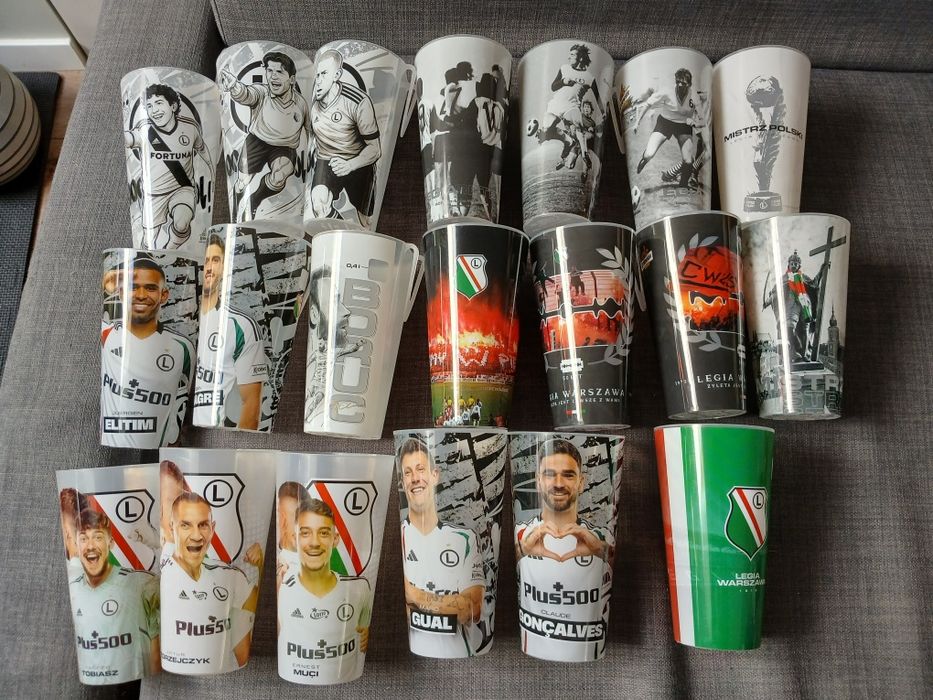 20x kubek Legia Warszawa - ekokubek