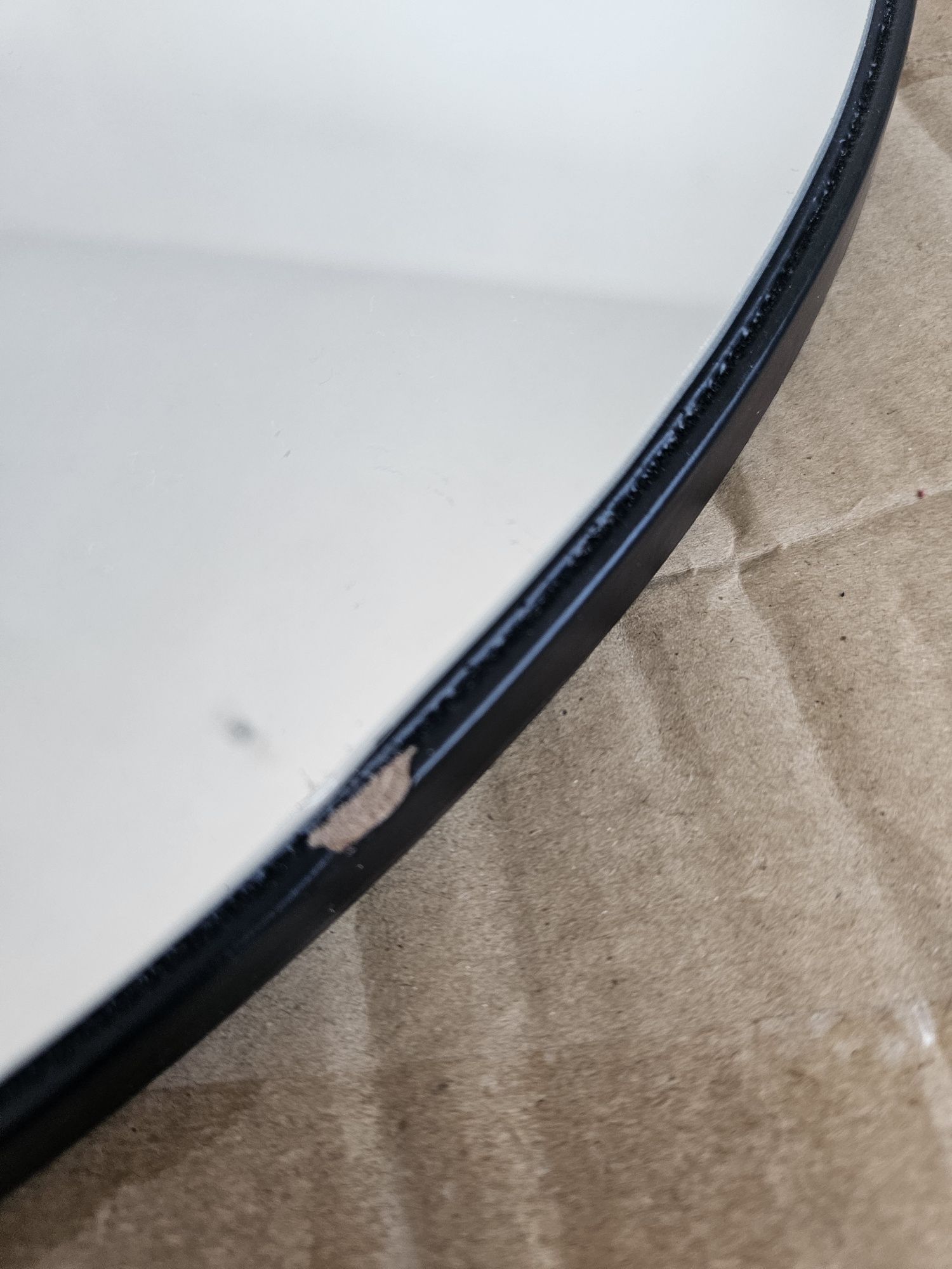 Duże lustro ścienne Zara Home asymetryczne