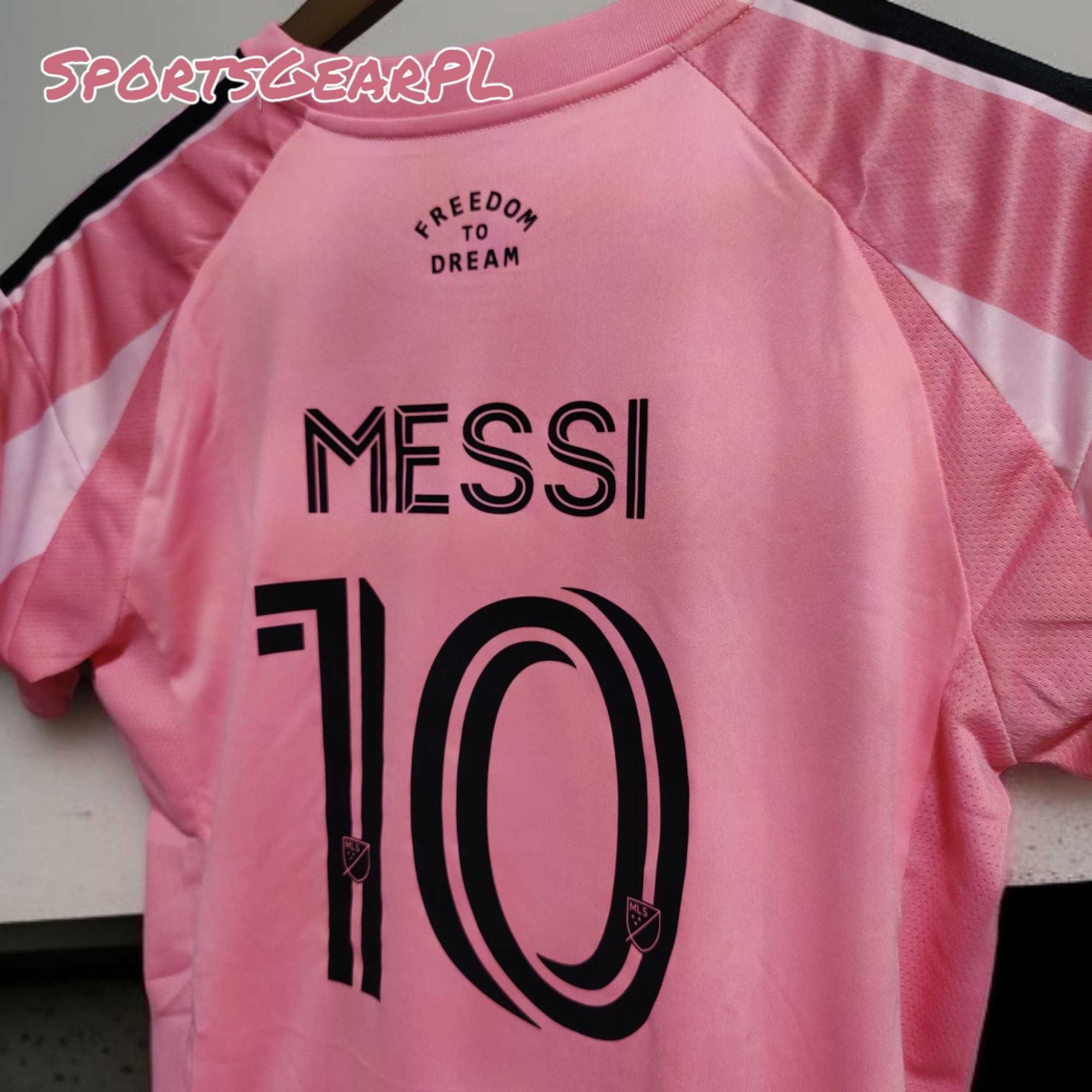 NOWOŚĆ! Leo MESSI #10 Inter Miami 25/26 Komplet Domowy RÓŻNE ROZMIARY