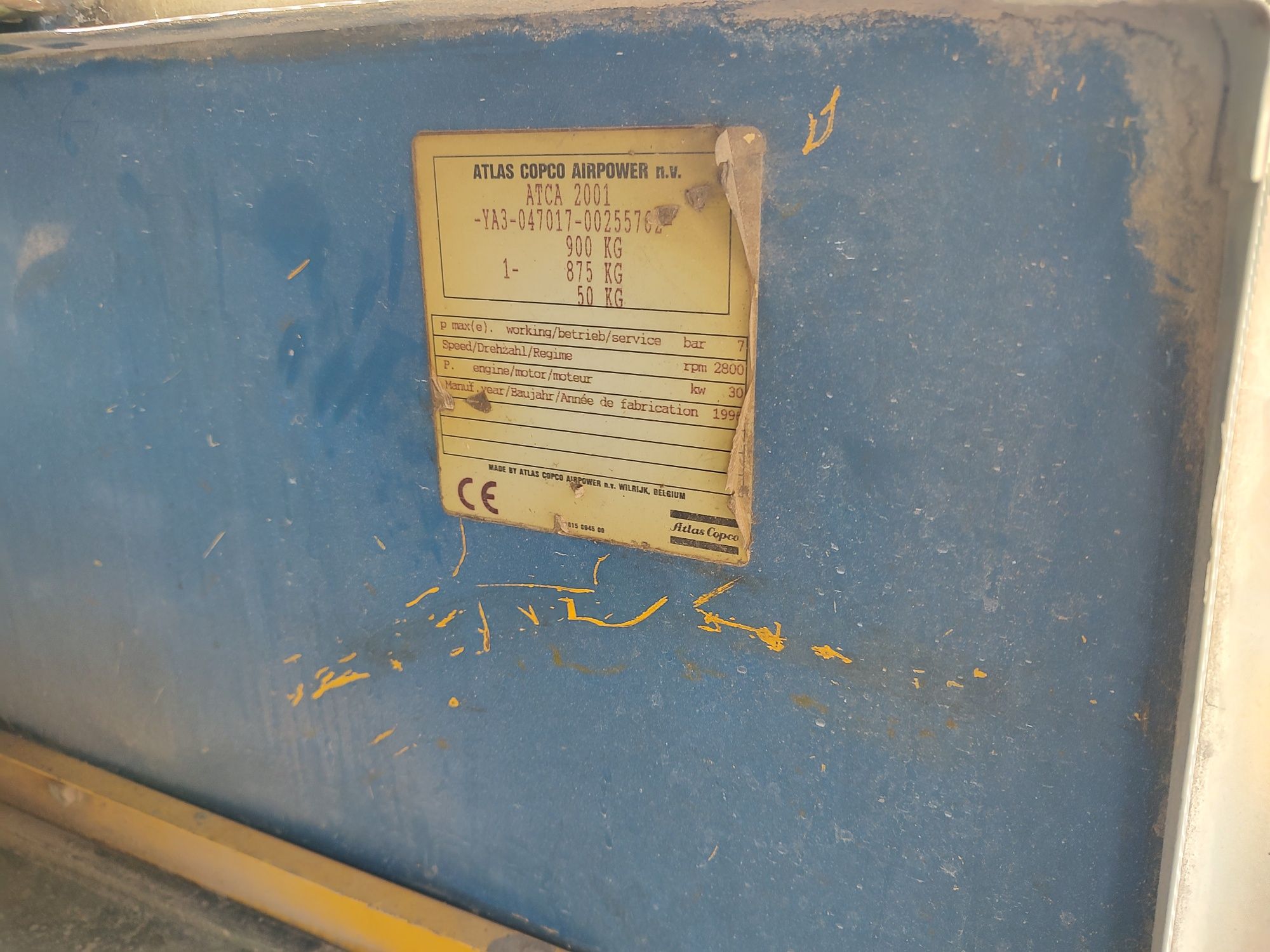 Kompresor Atlas copco xas 65