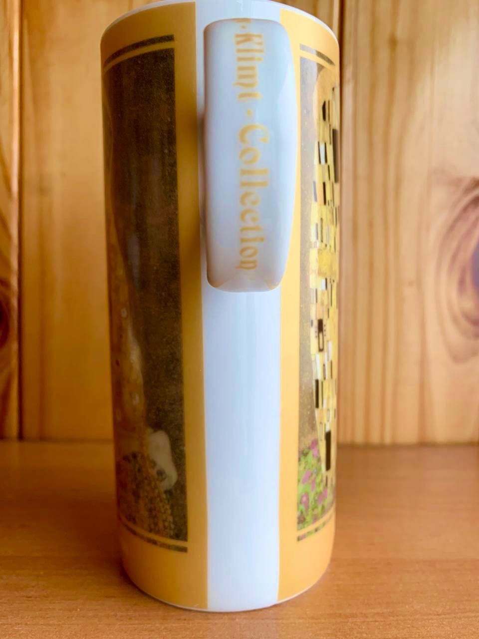 Набір цукорниця+чашка+підставка/свічки «The Kiss” Gustav Klimt